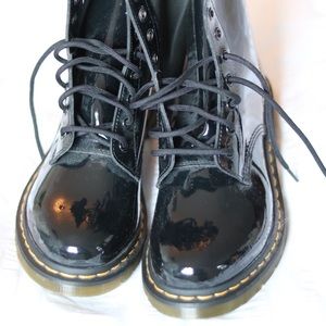Dr. Martens Shoes - Doc Martens Patent Boots Dr. Martens Shoes - Doc Martens Patent Boots