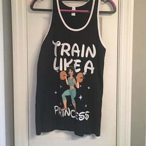 Training princess tank top