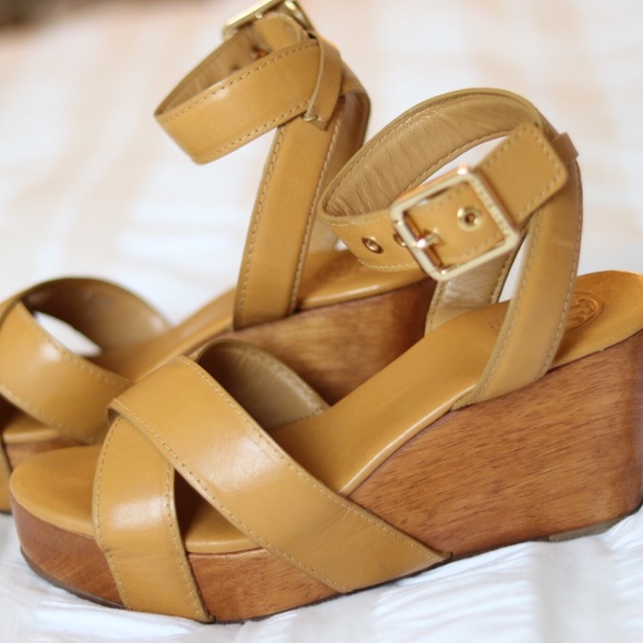 Tory Burch Shoes - Tory Burch Almita Mid Wedge SOLD Tory Burch Shoes - Tory Burch Almita Mid Wedge SOLD