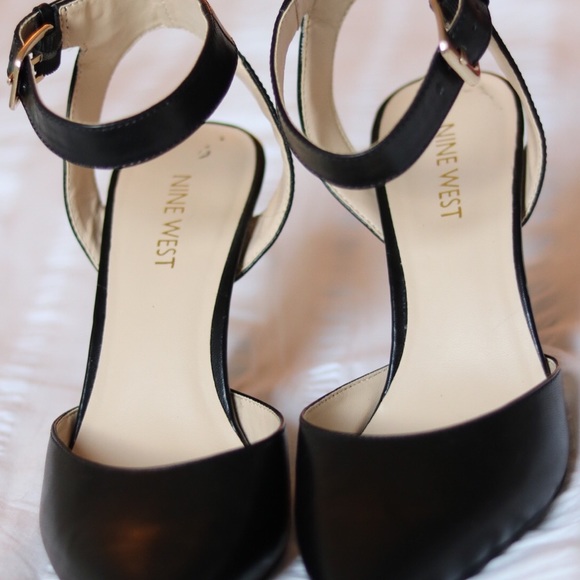 Nine West Shoes - Nine West Open Back Black Pump Nine West Shoes - Nine West Open Back Black Pump