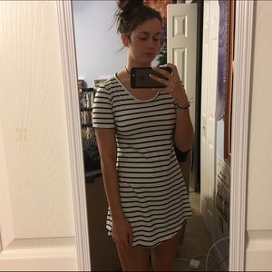 striped dress