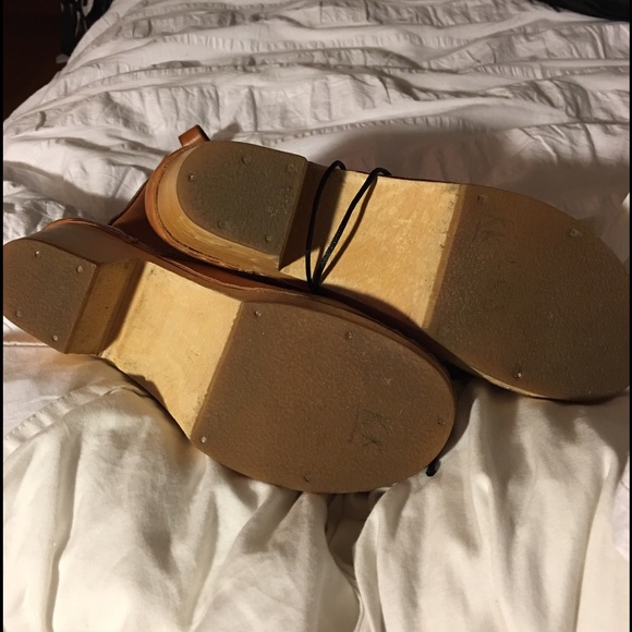 Swedish Hasbeens Shoes - Tan Leather Swedish Hasbeen Boots Swedish Hasbeens Shoes - Tan Leather Swedish Hasbeen Boots
