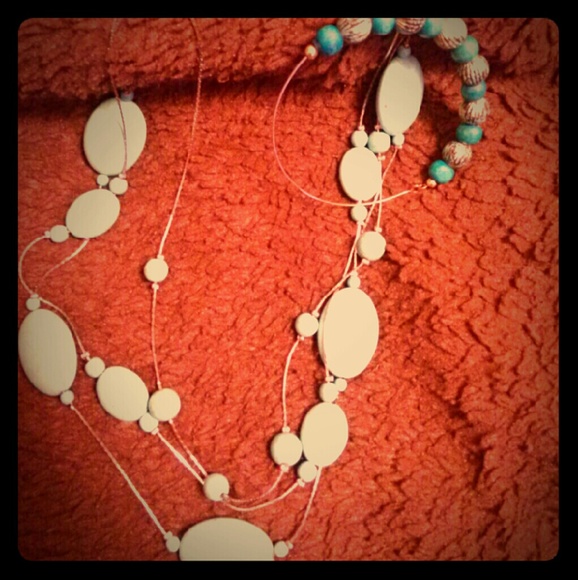 Turquoise necklace and bangle