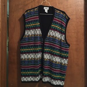 Sweater vest multicolored
