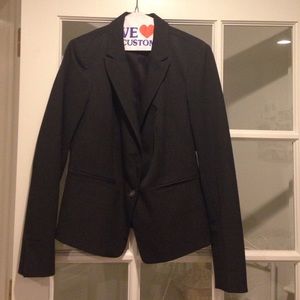Ann Taylor Loft Dark Grey Blazer