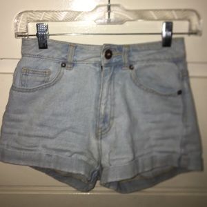 High waisted shorts