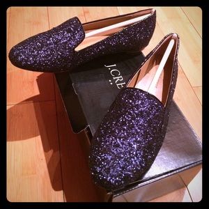 J.CREW GLITTER SHOES!