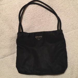 Prada black soft purse