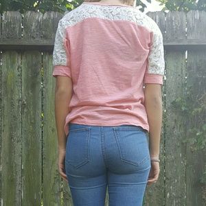 Pretty coral t-shirt