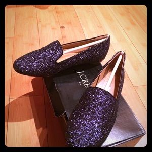 J.CREW GLITTER SHOES!