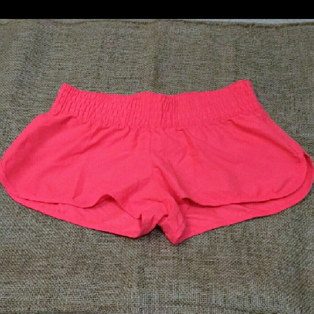 Coral swim short cover up