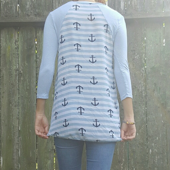 Babyblue Anchor shirt