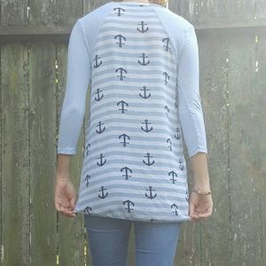 Babyblue Anchor shirt