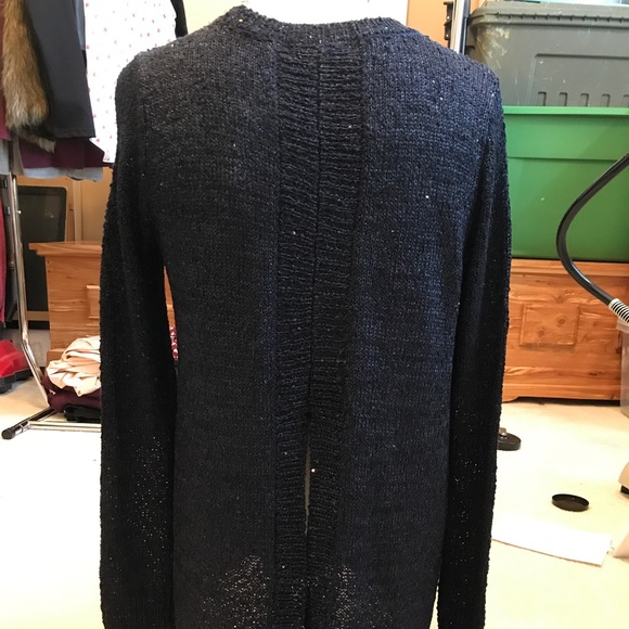 Jack by BB Dakota Warrane Navy Sparkle Sweater - Picture 3 of 3