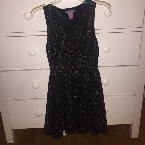 Black/Gold Dress