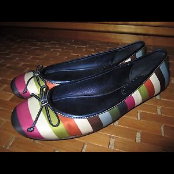 Coach satin Flats