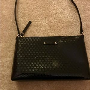 Black Kate spade crossbody NEVER USED!