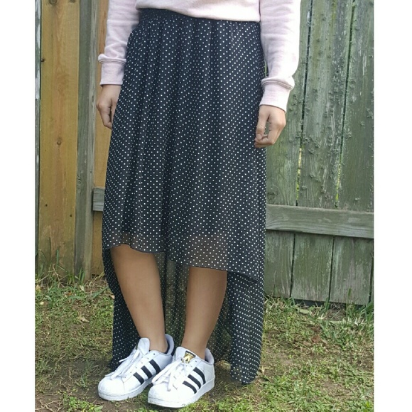 Black and white skirt