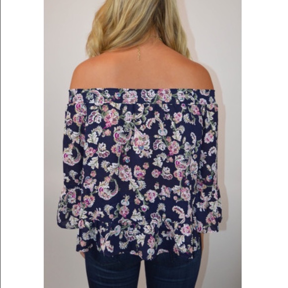 Jack by BB Dakota Nicolai Floral Off the shoulder - Picture 3 of 3