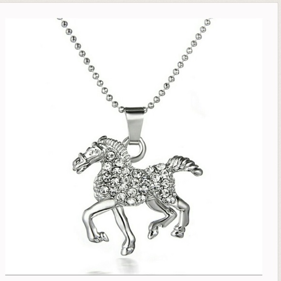zdazzled Jewelry - Sale! Horse CZ Crystal Adjustable Necklace New