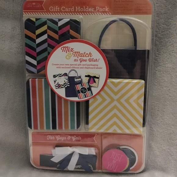 Gift card holder pack