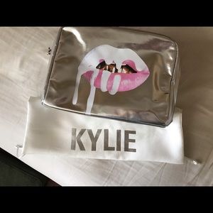 Kylie cosmetics make up bag w/ pouch from