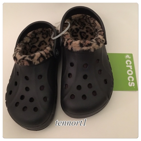 Crocs Baya Lined Leopard Liner