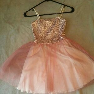 Un Deux Trios Girls Party Layered Dress