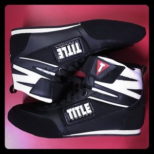 Brand new Title boxing shoes.