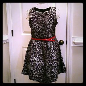 Leopard print dress