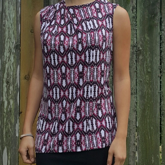 Snake skin print top