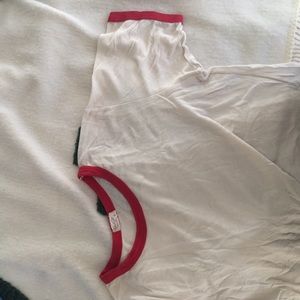 Brandy Melville ringer tee