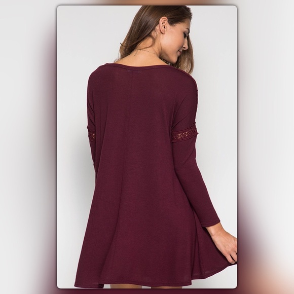 The Jenna Collection Lace Trim Dress - Picture 3 of 4