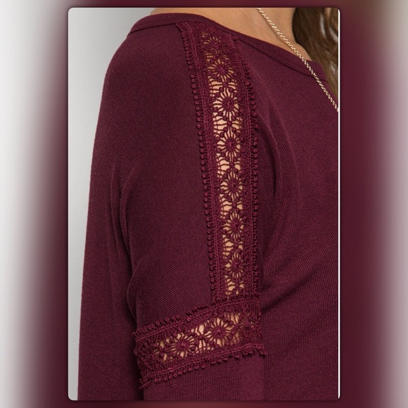 The Jenna Collection Lace Trim Dress - Picture 4 of 4