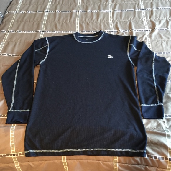 Navy Blue Thermal Shirt Sz M by Cougar Sport