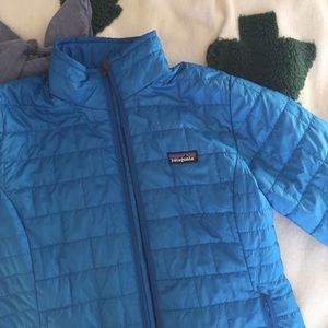 Blue Patagonia coat