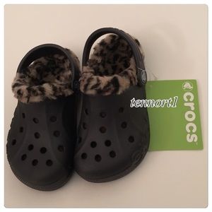 Crocs Baya Lined Leopard Liner C8/9