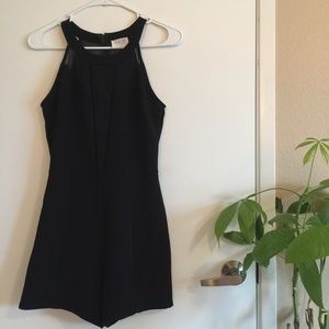 ❄️ PRICE DROP ❄️ Black Semi Sheer Romper