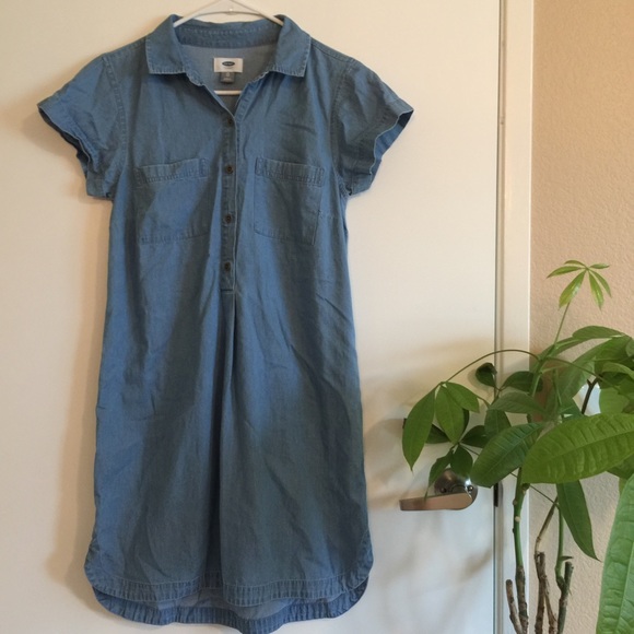 Collared Jean Dress