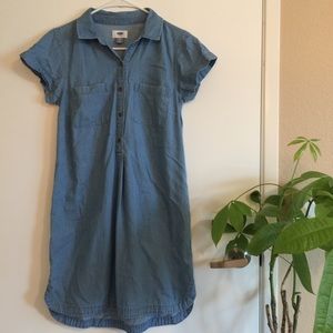 Collared Jean Dress