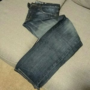 Men's Blue Jeans.  Slim Straight 32 x 34