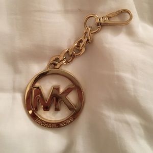 Michael Kors gold keychain