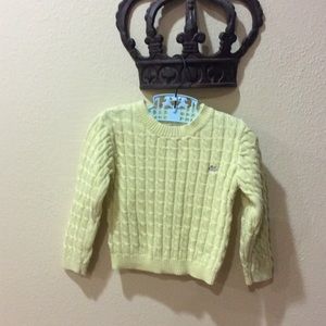 Cotton cable sweater