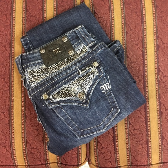 ✅Miss me womans boot cut jeans size - Picture 1 of 4