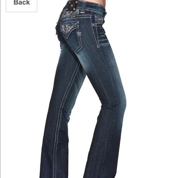✅Miss me womans boot cut jeans size - Picture 4 of 4