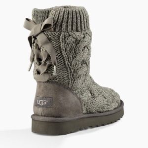 Authentic ISLA UGG Boots Heathered Charcoal NWOT