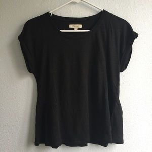 Madewell linen gather top