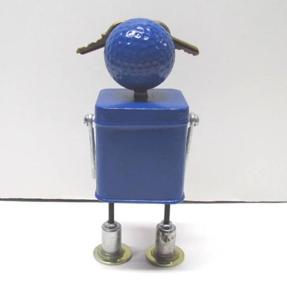 Found Objects Robot Sculpture - image 4