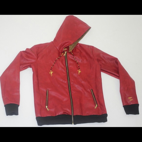 T Martin Limited Edition Leather Hoodie