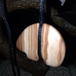 Vintage gem NA bear necklace